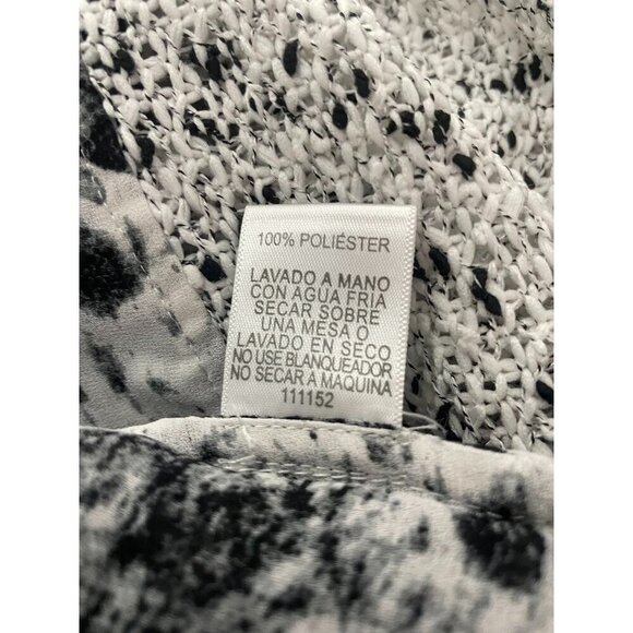 Alberto Makali Size Large  Cardigan Waterfall Art to Wear Abstract Boho - Picture 9 of 9